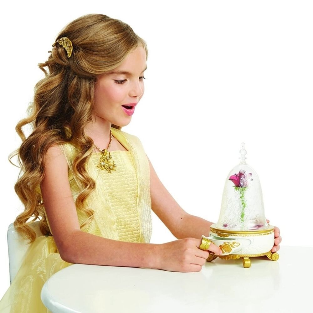 🩵Disney Beauty & the Beast Enchanted Rose Jewelry Box